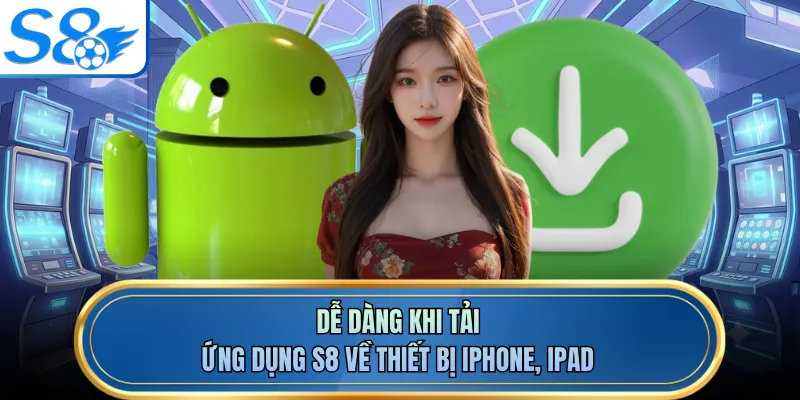 Dễ dàng khi tải ứng dụng S8 về thiết bị iphone, ipad
